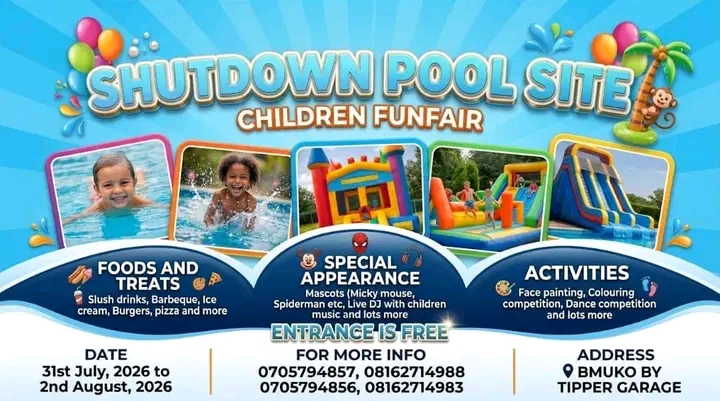 Flyer for a Shutdown-branded family event